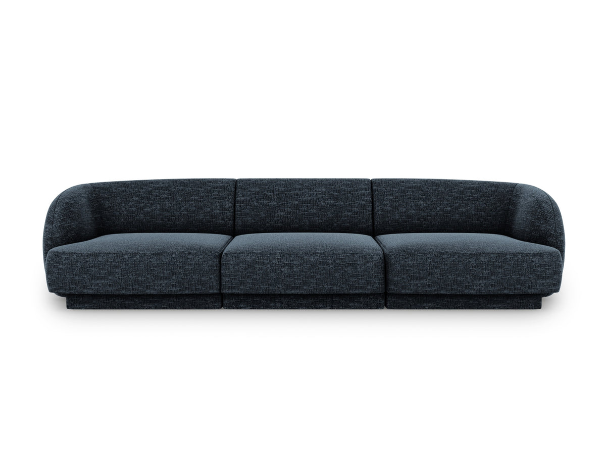 Miley Sofa 3 Sitzer in Royal Blue-Haga präsentiert im Onlineshop von KAQTU Design AG. 3er Sofa ist von Micadoni