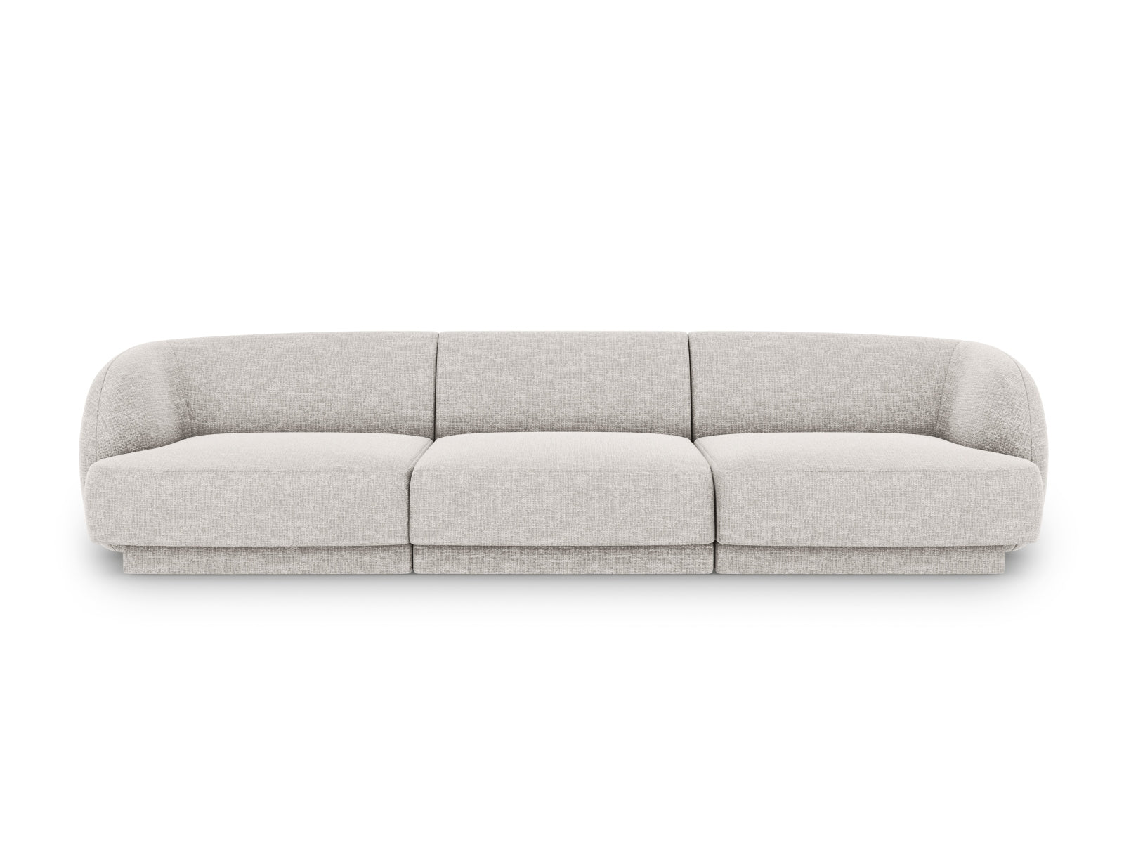 Miley Sofa 3 Sitzer in Light Grey-Haga präsentiert im Onlineshop von KAQTU Design AG. 3er Sofa ist von Micadoni