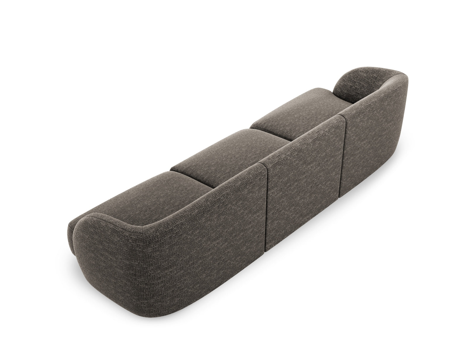 Stylisches 3-Sitzer Sofa Miley in edlem Grau von Micadoni, perfekt für entspannte Stunden und zeitgemäße Einrichtung.
