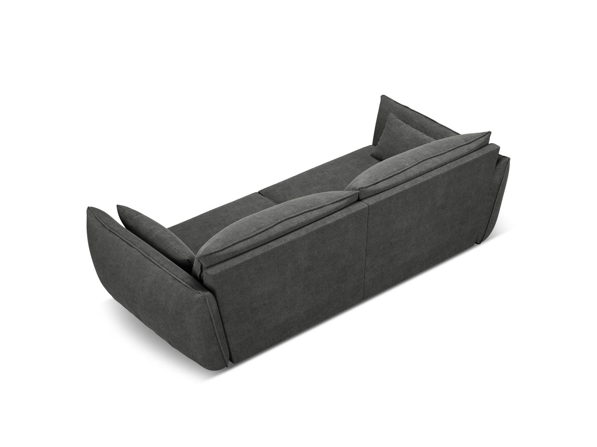 Kaelle Sofa 3 Sitzer in Dark Grey-Over The Horizon präsentiert im Onlineshop von KAQTU Design AG. 3er Sofa ist von Micadoni
