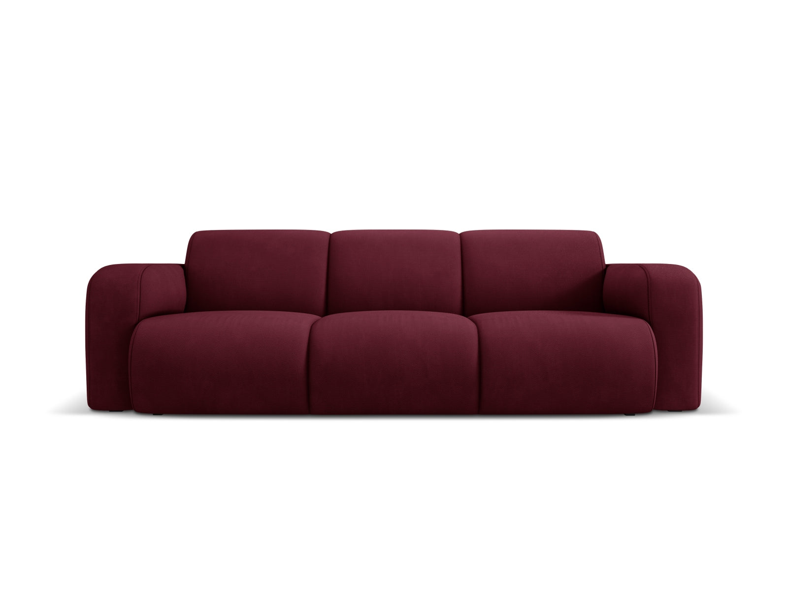Molino Sofa 3 Sitzer in Bordeaux präsentiert im Onlineshop von KAQTU Design AG. 3er Sofa ist von Micadoni