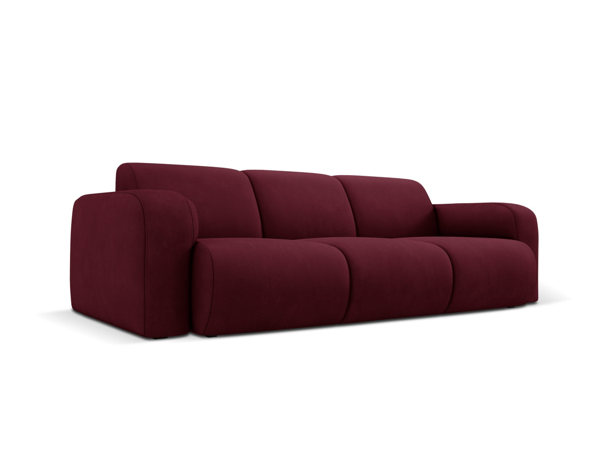 Molino Sofa 3 Sitzer in Bordeaux-Rebel präsentiert im Onlineshop von KAQTU Design AG. 3er Sofa ist von Micadoni