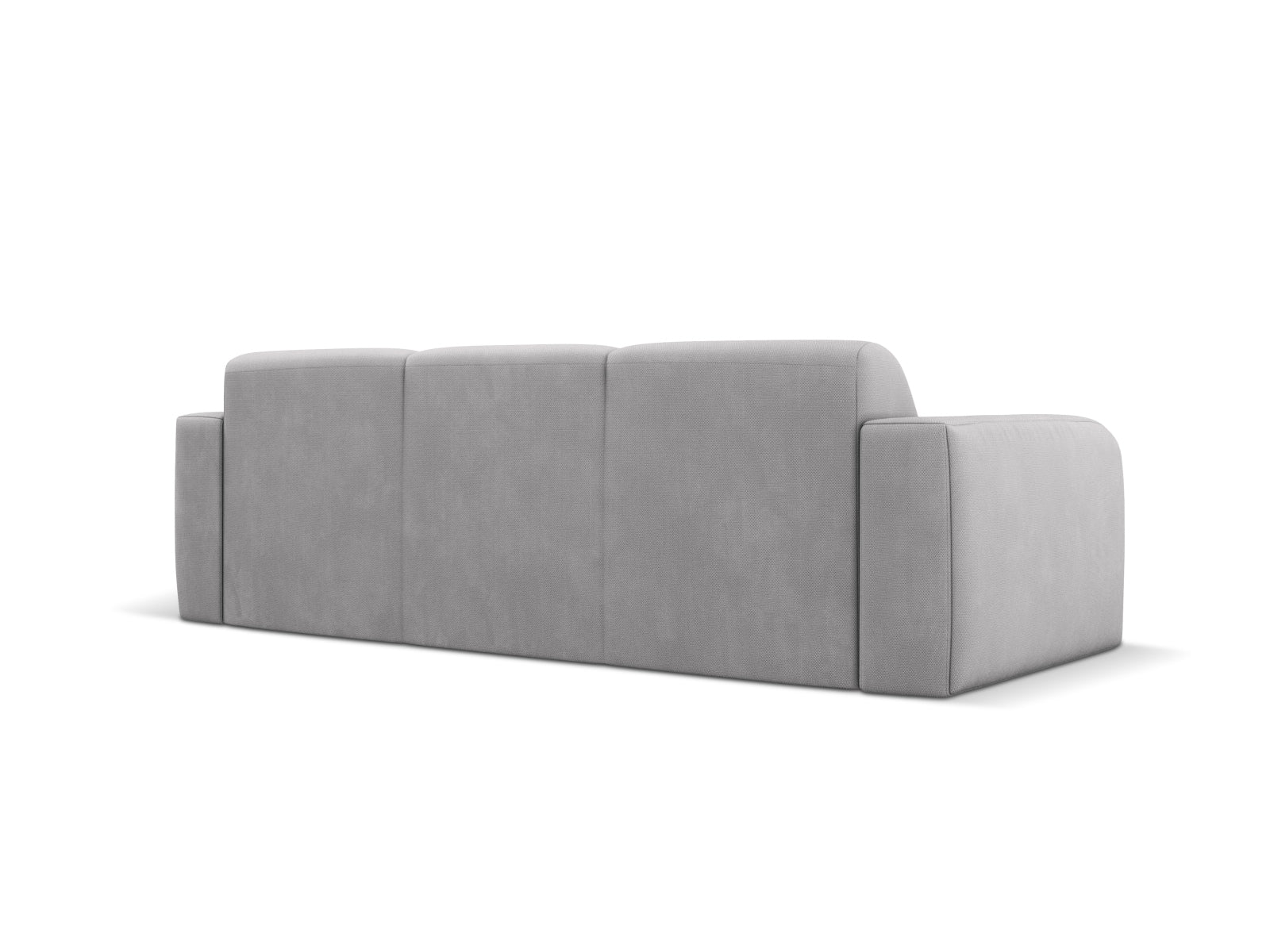 Modernes 3-Sitzer Sofa Molino in sanftem Grau von Micadoni, perfekt für entspannte Stunden und stilvolle Einrichtungsideen.