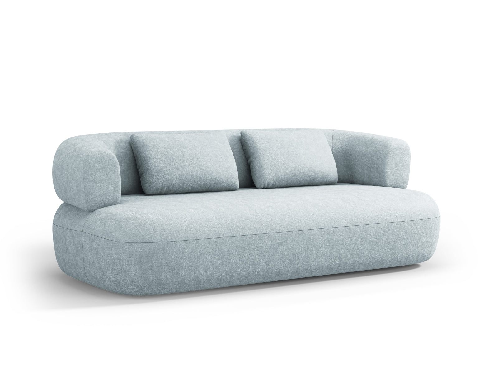 Jenny Sofa 3 Sitzer in Light Blue-Perfect Harmony präsentiert im Onlineshop von KAQTU Design AG. 3er Sofa ist von Micadoni