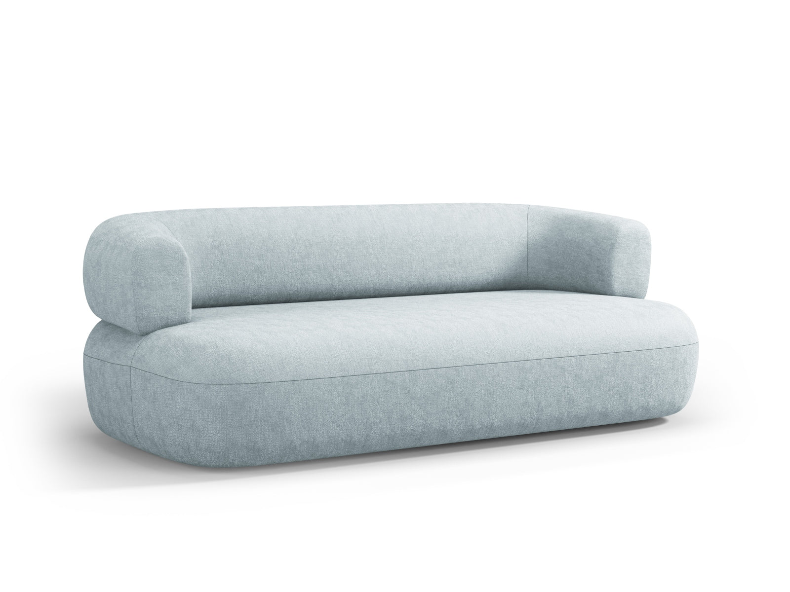 Jenny Sofa 3 Sitzer in Light Blue-Perfect Harmony präsentiert im Onlineshop von KAQTU Design AG. 3er Sofa ist von Micadoni