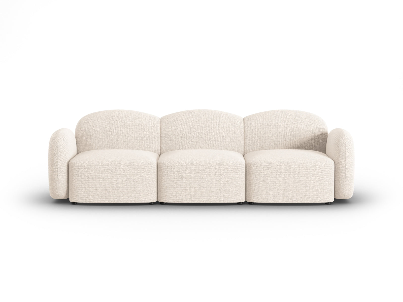 Blair Sofa 3 Sitzer in Light Beige Melange präsentiert im Onlineshop von KAQTU Design AG. Sofa ist von Micadoni
