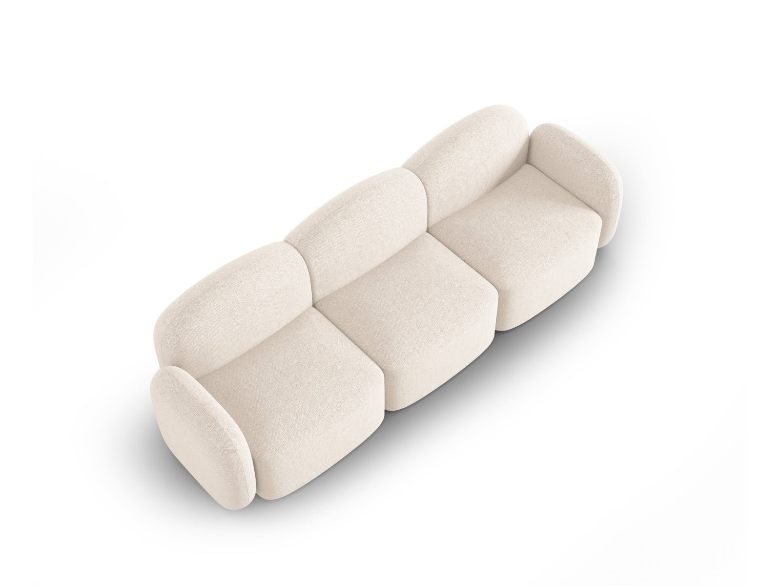 Entdecken Sie das Blair Sofa 3 Sitzer von Micadoni – ein luxuriöses Velours Sofa, das modernes Design und höchsten Sitzkomfort vereint.