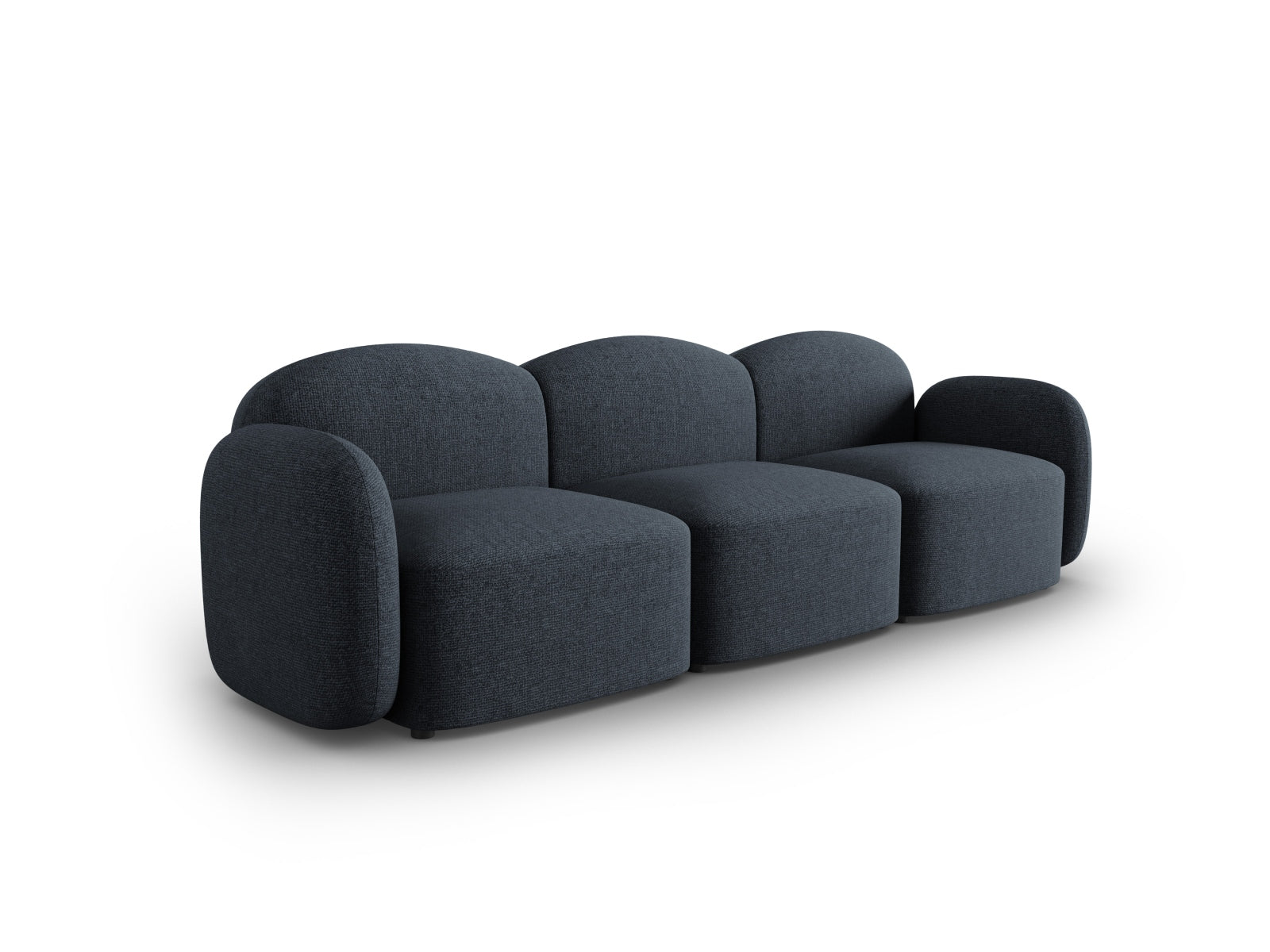 Erleben Sie das stilvolle Blair Sofa 3 Sitzer von Micadoni – ein elegantes Velours Sofa, das Komfort und modernes Design perfekt kombiniert.