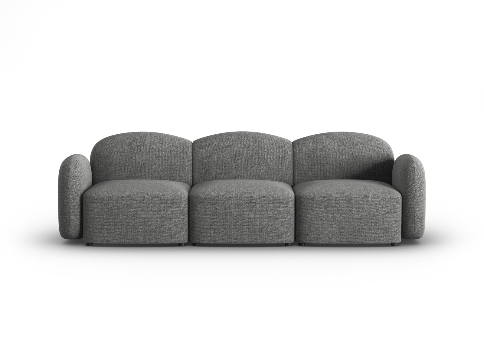 Blair Sofa 3 Sitzer in Dark Grey Melange präsentiert im Onlineshop von KAQTU Design AG. Sofa ist von Micadoni