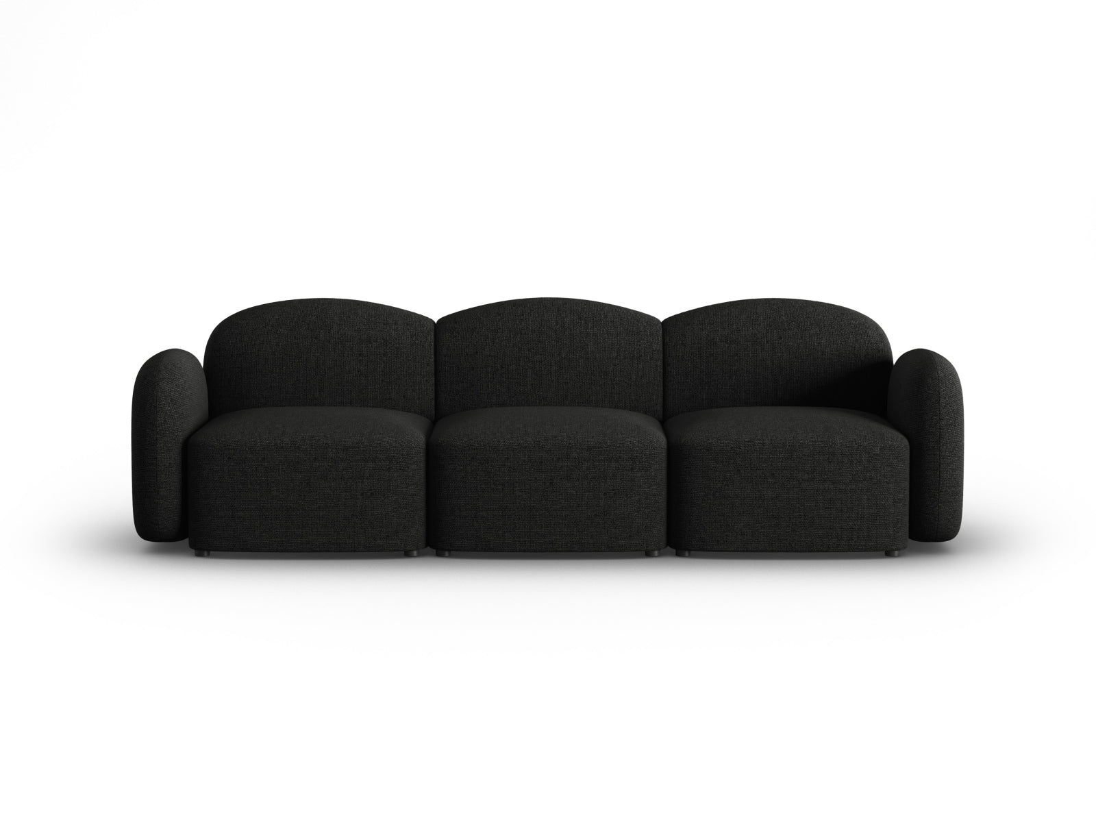 Blair Sofa 3 Sitzer in Black Melange präsentiert im Onlineshop von KAQTU Design AG. Sofa ist von Micadoni