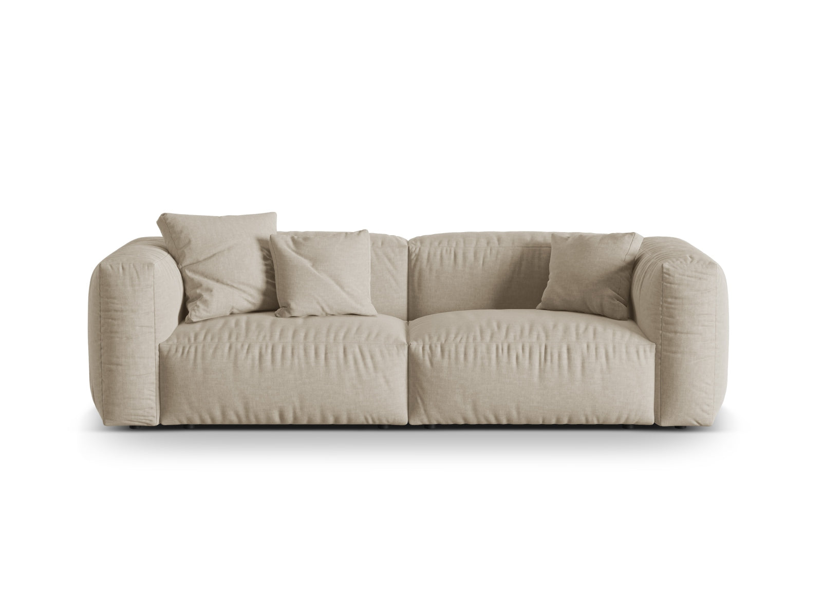 Martina Modulares Sofa 3 Sitzer in Light Beige präsentiert im Onlineshop von KAQTU Design AG. 3er Sofa ist von Micadoni