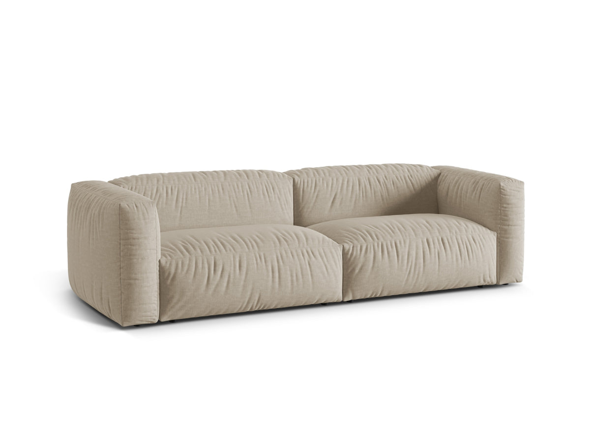 Martina Modulares Sofa 3 Sitzer in Light Beige-Boston präsentiert im Onlineshop von KAQTU Design AG. 3er Sofa ist von Micadoni