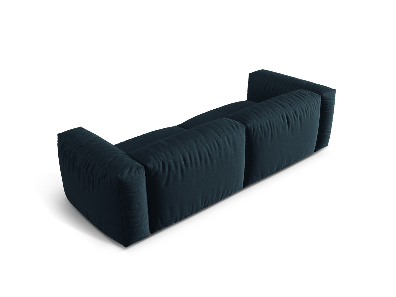 Stilvolles Martina 3-Sitzer Sofa in Blue Jeans-Boston, modulares Design von Micadoni, perfekt für moderne Wohnkonzepte.