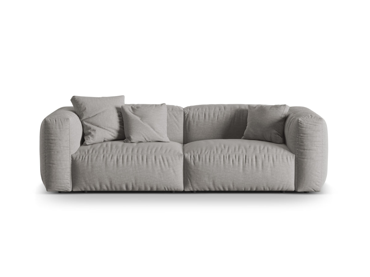 Martina Modulares Sofa 3 Sitzer in Light Grey-Boston präsentiert im Onlineshop von KAQTU Design AG. 3er Sofa ist von Micadoni