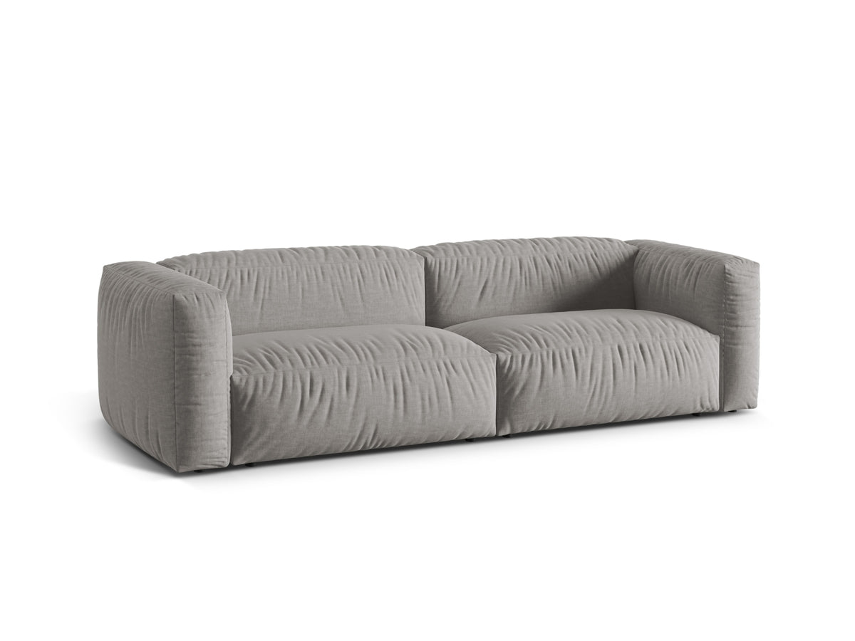Martina Modulares Sofa 3 Sitzer in Light Grey-Boston präsentiert im Onlineshop von KAQTU Design AG. 3er Sofa ist von Micadoni