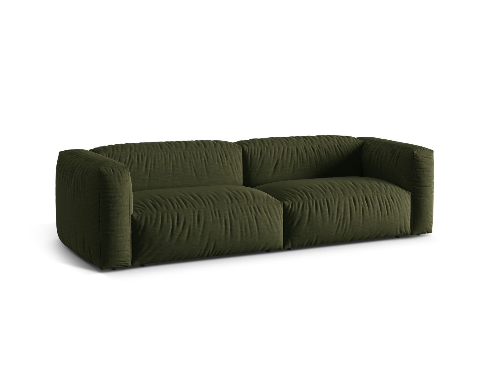Martina Modulares Sofa 3 Sitzer in Green-Boston präsentiert im Onlineshop von KAQTU Design AG. 3er Sofa ist von Micadoni