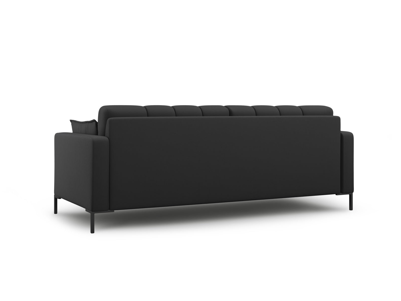 Modernes 3-Sitzer Sofa Mamaia in Dunkelgrau/Schwarz-Neve, perfekt für stilvolle Wohnräume. Hochwertige Materialien und elegantes Design von Micadoni.