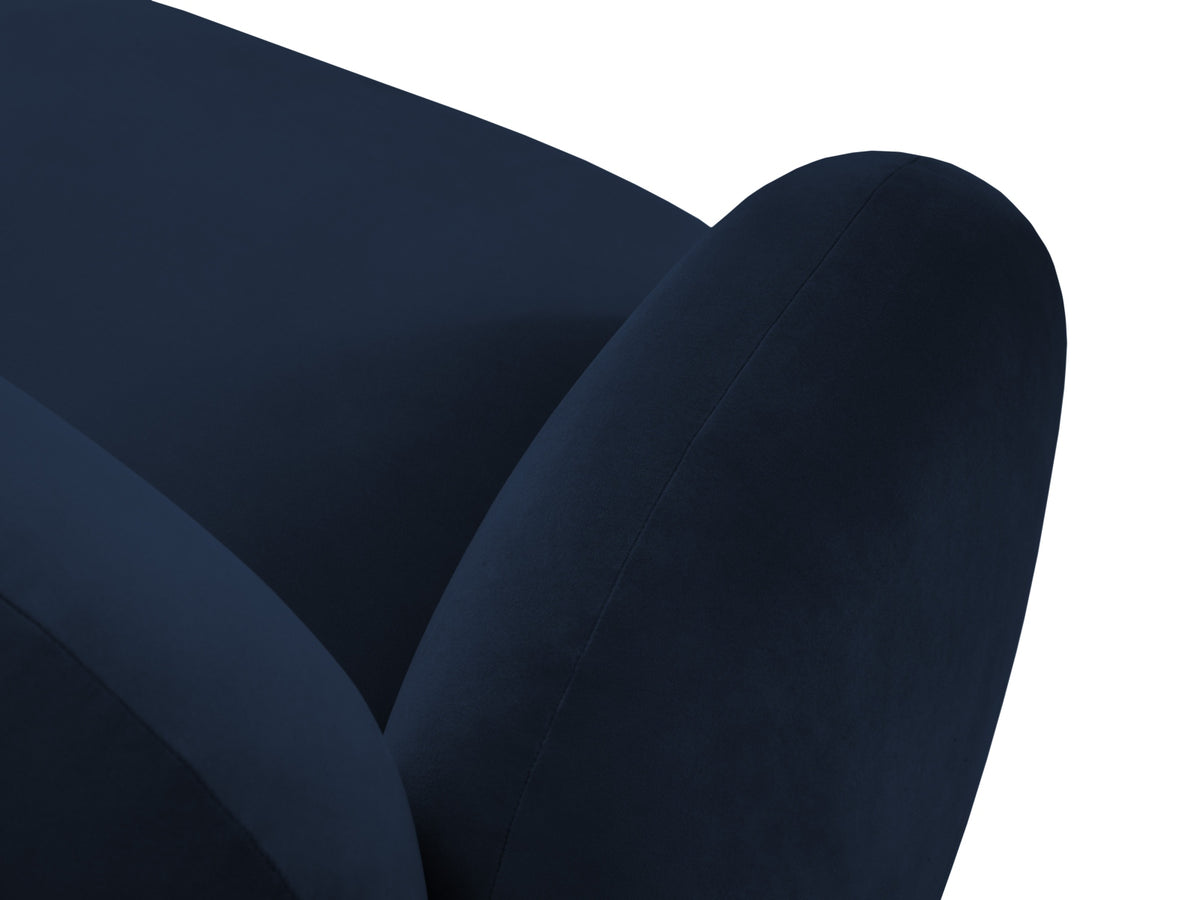 Blair Velour Sofa 3 Sitzer in Royal Blue-Casino präsentiert im Onlineshop von KAQTU Design AG. 3er Sofa ist von Micadoni