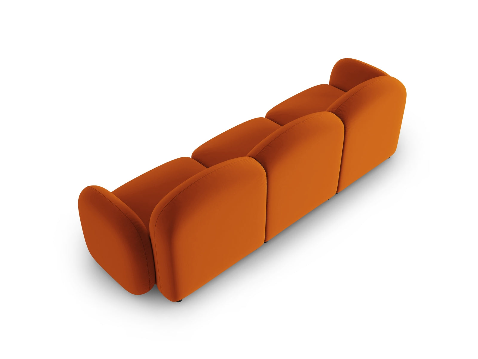 Erleben Sie das stilvolle Blair Velour Sofa 3-Sitzer von Micadoni – ideal für modernes Wohnen, vereint Eleganz und höchsten Sitzkomfort.