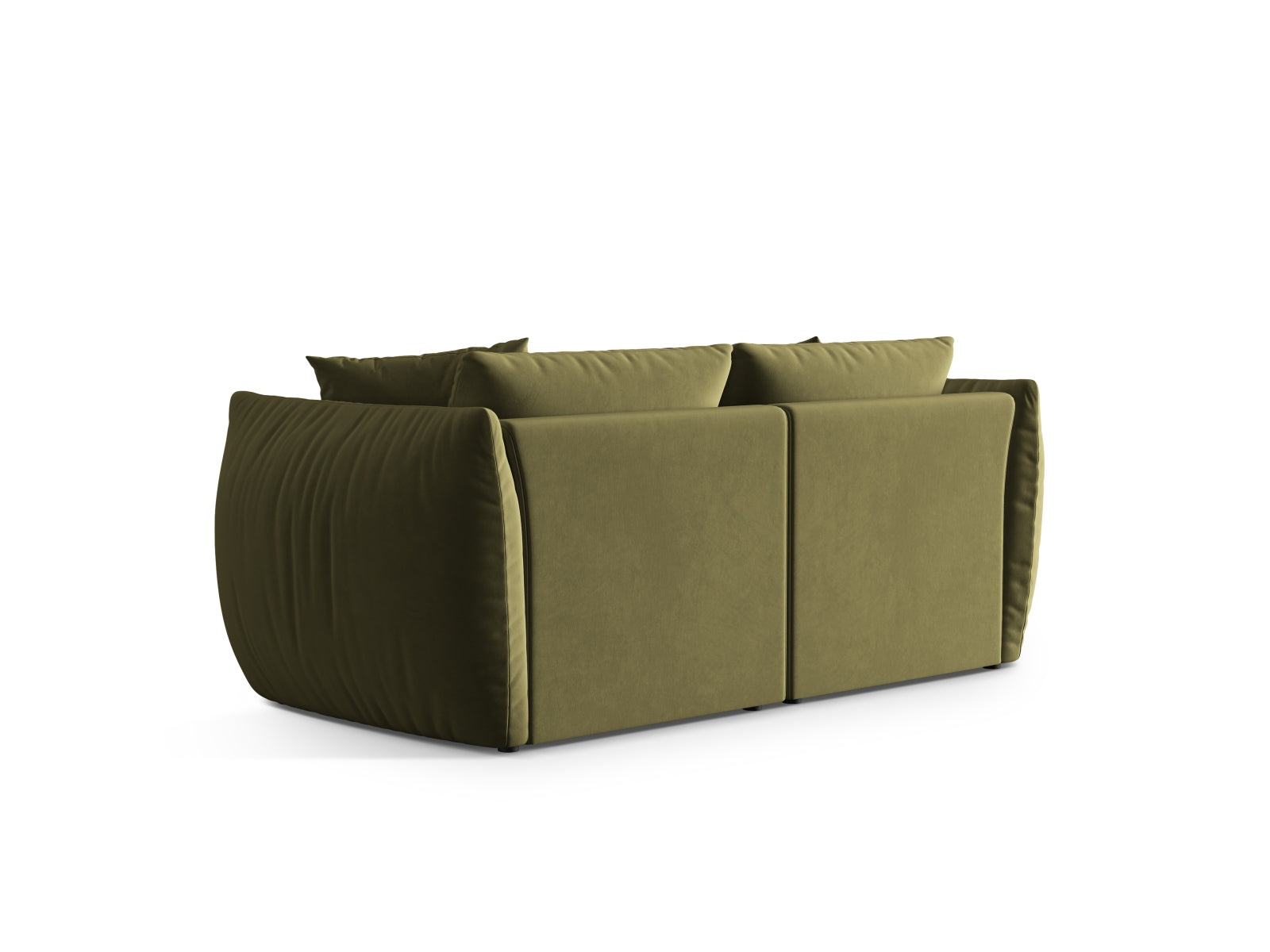 Chris Velour Modular Sofa 3 Sitzer in Light Green-Casino präsentiert im Onlineshop von KAQTU Design AG. 3er Sofa ist von Micadoni