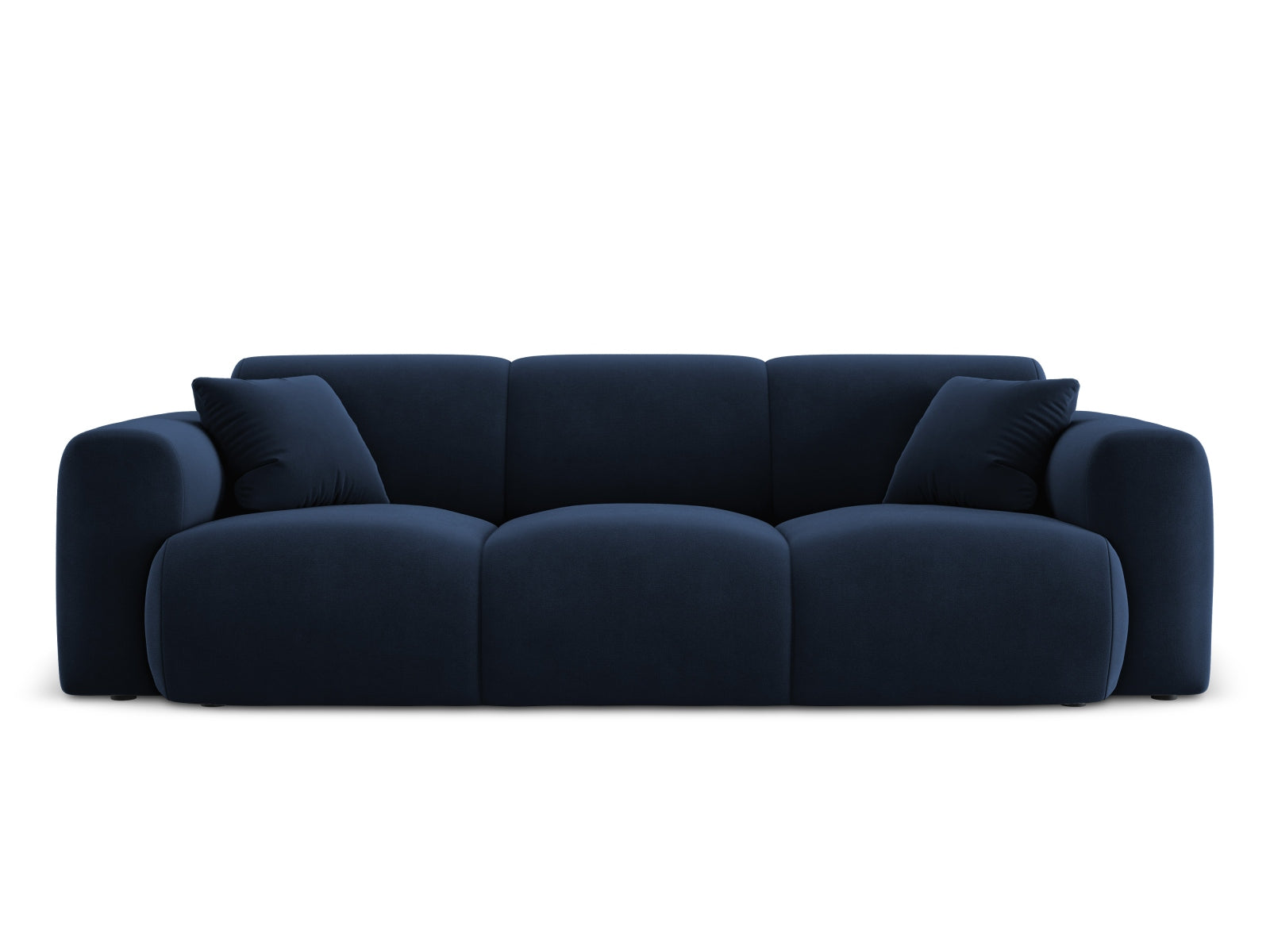 Molino Velour Sofa 3 Sitzer in Royal Blue-Casino präsentiert im Onlineshop von KAQTU Design AG. 3er Sofa ist von Micadoni