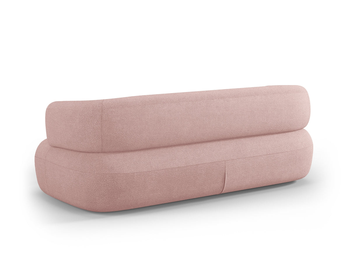 Jenny Boucle Sofa 3 Sitzer in Powder Pink-Now or Never präsentiert im Onlineshop von KAQTU Design AG. 3er Sofa ist von Micadoni