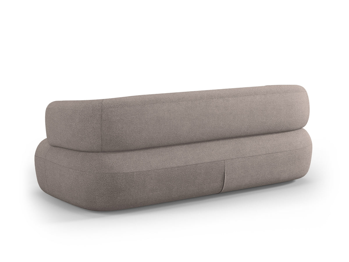 Jenny Boucle Sofa 3 Sitzer in Light Brown-Now or Never präsentiert im Onlineshop von KAQTU Design AG. 3er Sofa ist von Micadoni