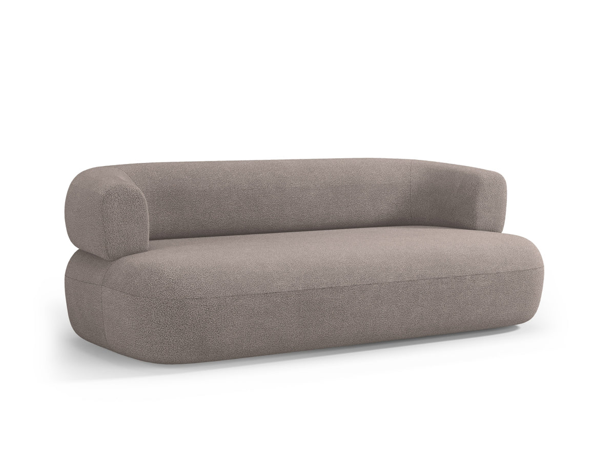 Jenny Boucle Sofa 3 Sitzer in Light Brown-Now or Never präsentiert im Onlineshop von KAQTU Design AG. 3er Sofa ist von Micadoni