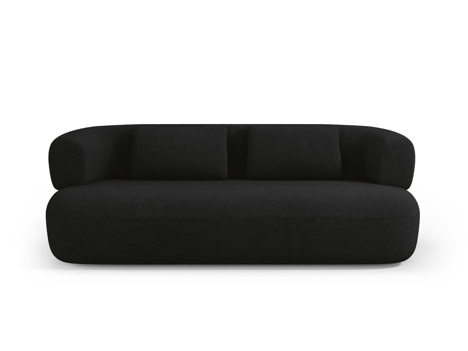 Jenny Boucle Sofa 3 Sitzer in Black präsentiert im Onlineshop von KAQTU Design AG. 3er Sofa ist von Micadoni