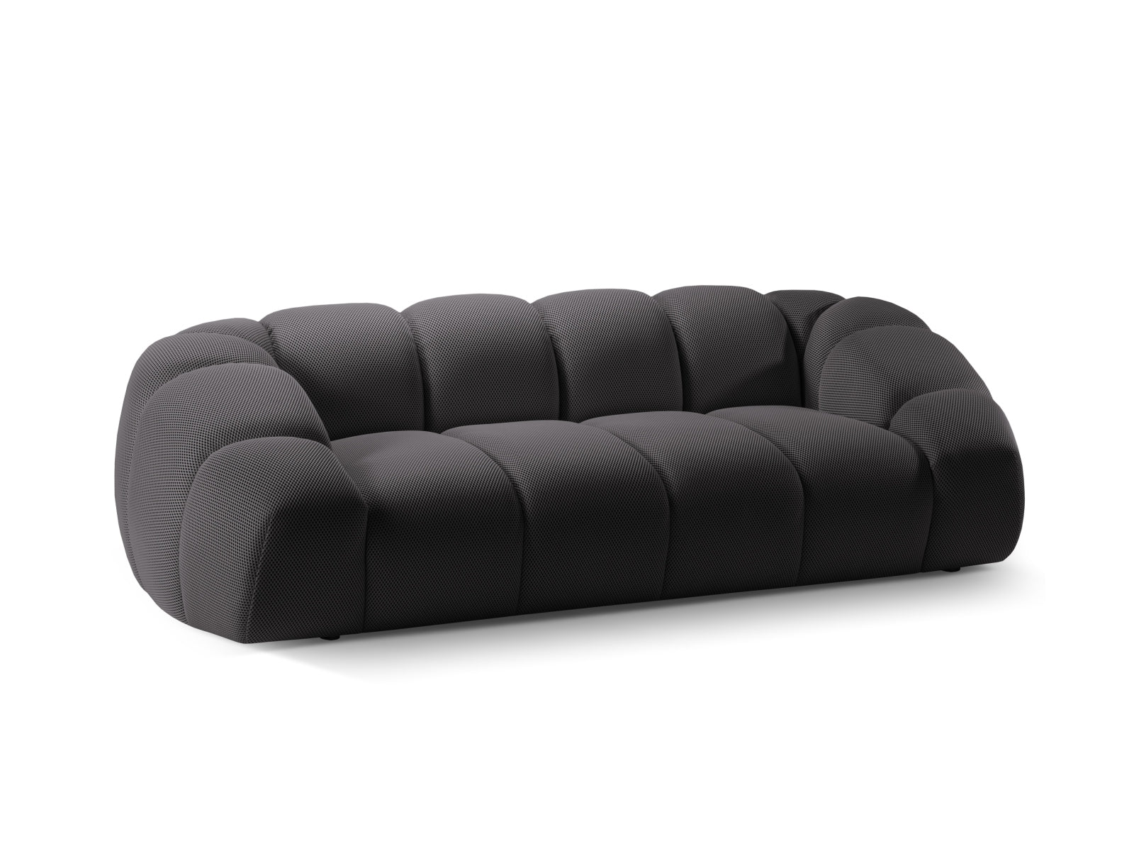 Stilvolles 3-Sitzer Sofa Diana in Espresso-Sonic, vereint Komfort und modernes Design für einladende Wohnbereiche.