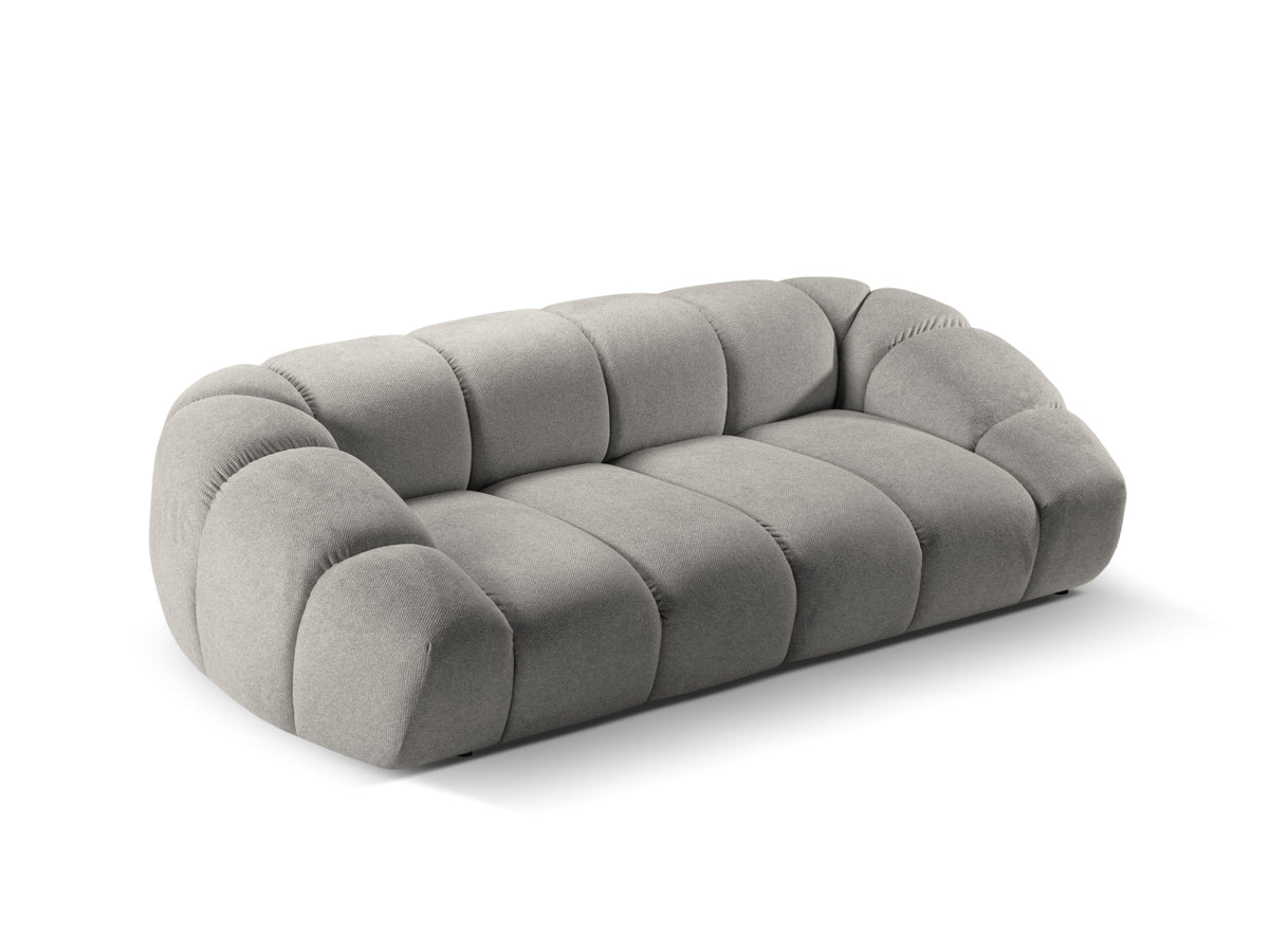 Diana Sofa 3 Sitzer in Light Grey-Bubble präsentiert im Onlineshop von KAQTU Design AG. 3er Sofa ist von Micadoni