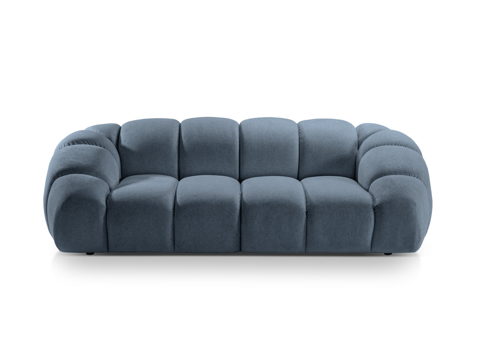 Diana Sofa 3 Sitzer in Blue Jeans-Bubble präsentiert im Onlineshop von KAQTU Design AG. 3er Sofa ist von Micadoni