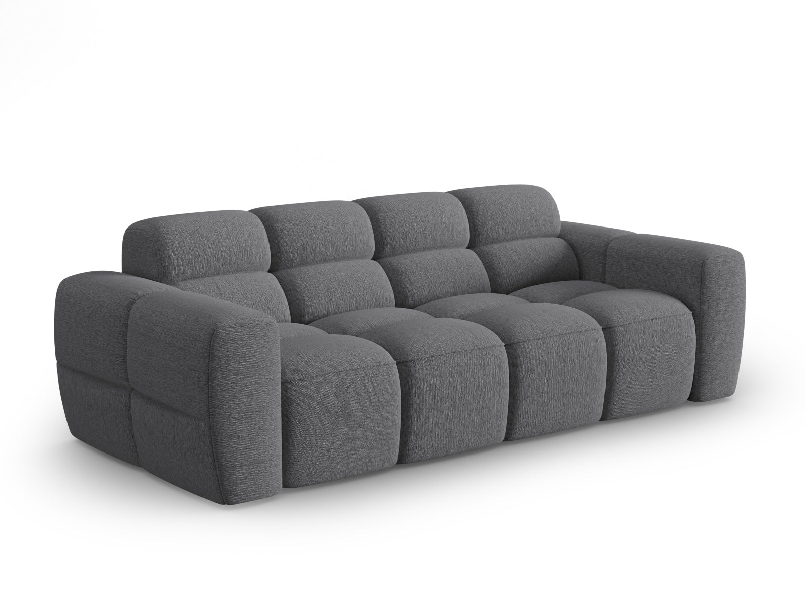 Entdecken Sie das elegante Lisa Sofa 3 Sitzer von Micadoni. Mit luxuriösem Velours und zeitgemässem Design wird Ihr Wohnraum zum Wohlfühlort.