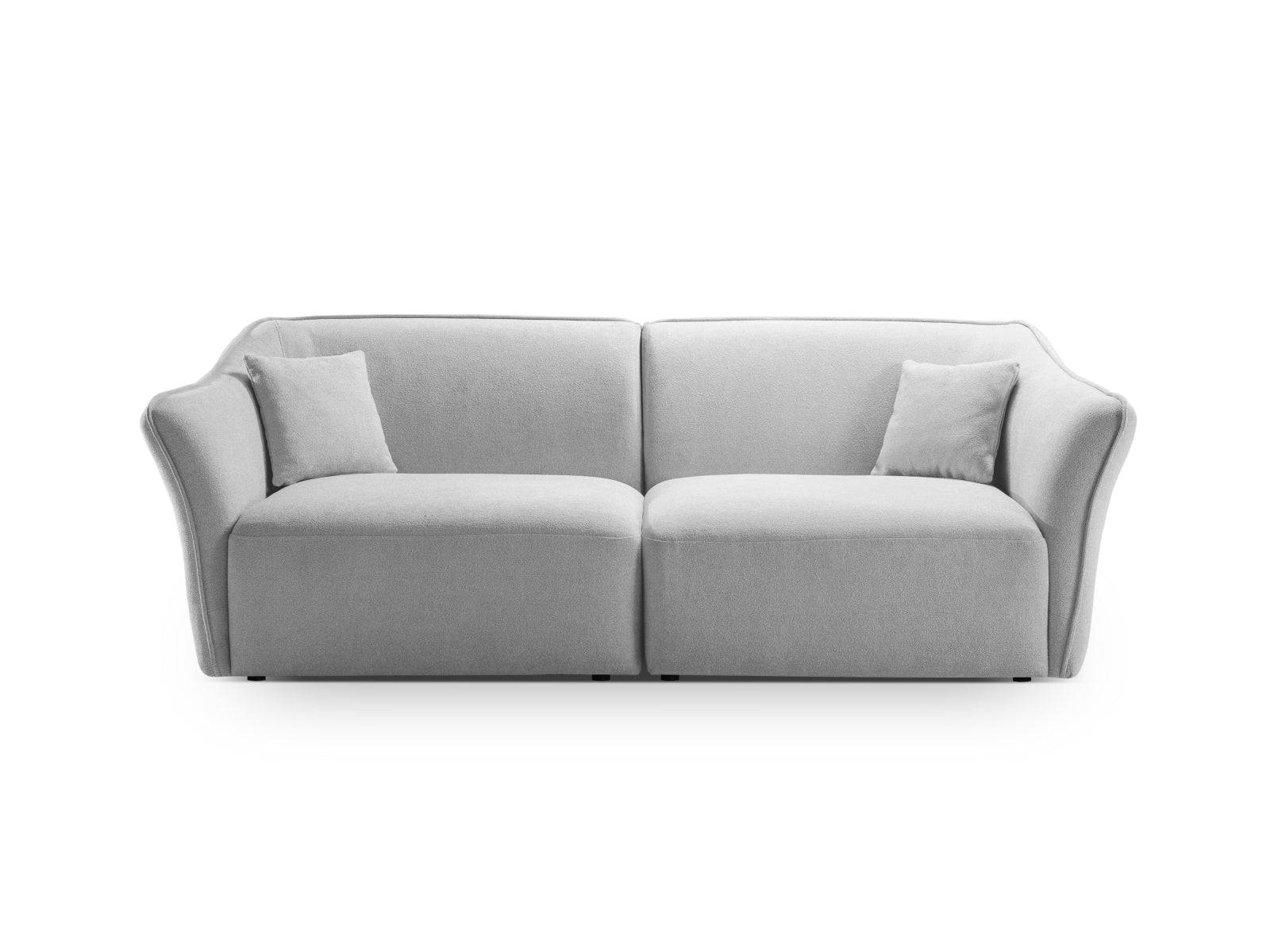 Hailey Sofa 3 Sitzer in Light Grey präsentiert im Onlineshop von KAQTU Design AG. Sofa ist von Micadoni