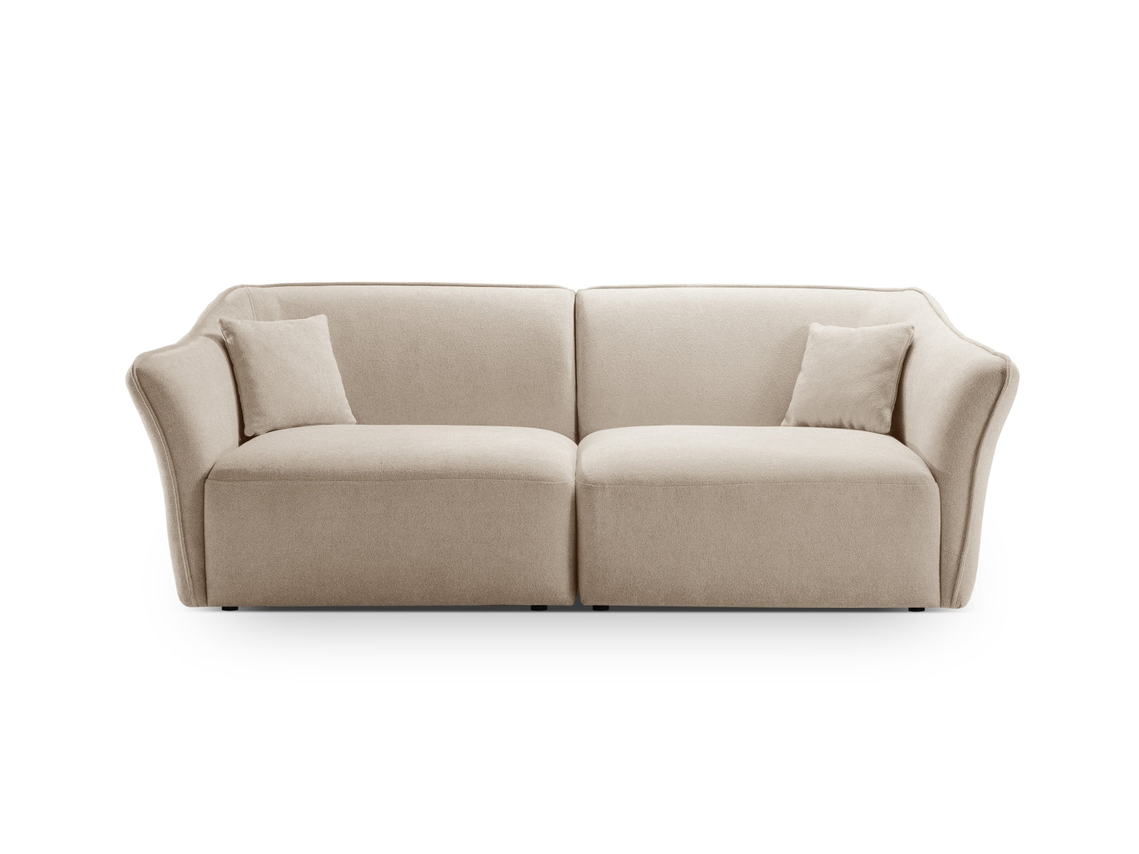 Hailey Sofa 3 Sitzer in Light Beige präsentiert im Onlineshop von KAQTU Design AG. Sofa ist von Micadoni