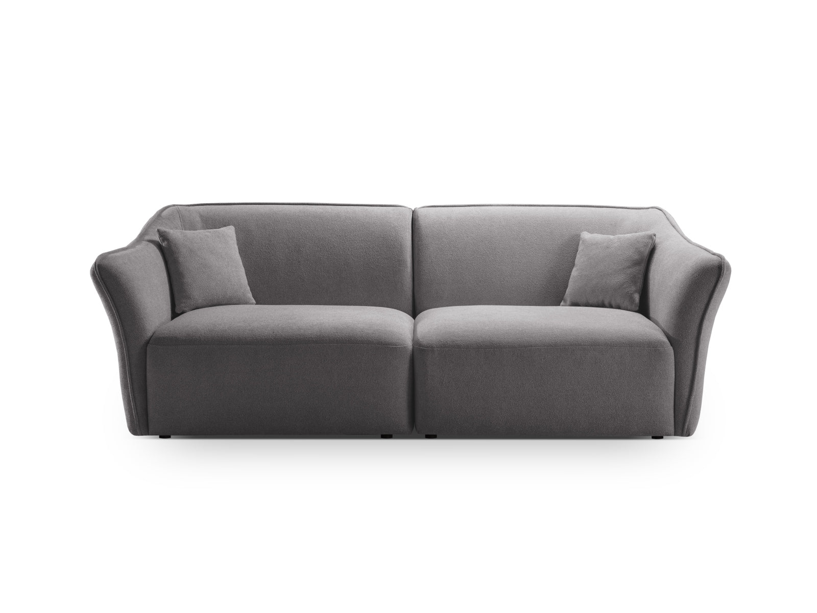 Hailey Sofa 3 Sitzer in Dark Grey präsentiert im Onlineshop von KAQTU Design AG. Sofa ist von Micadoni