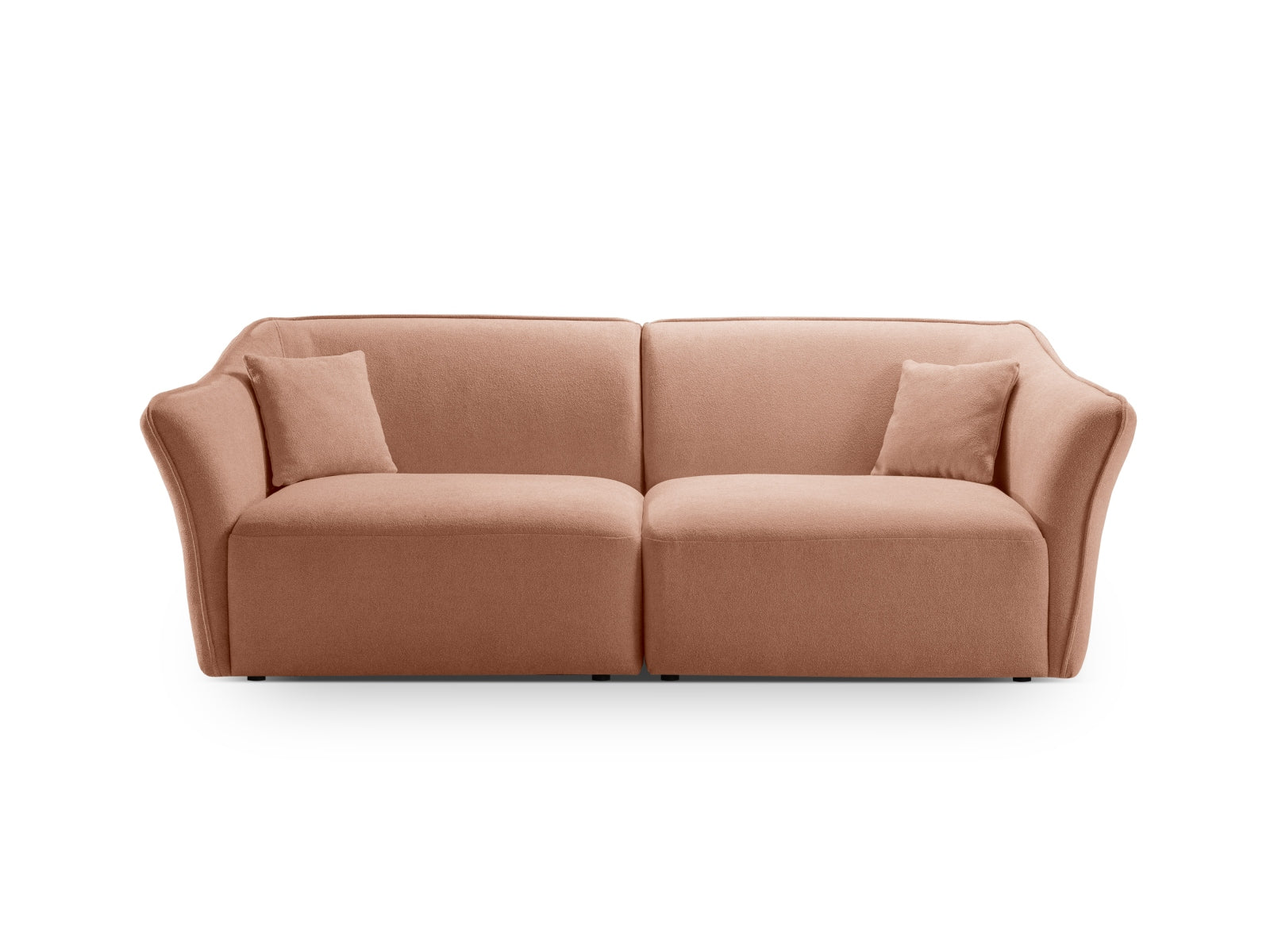 Hailey Sofa 3 Sitzer in Peach präsentiert im Onlineshop von KAQTU Design AG. Sofa ist von Micadoni