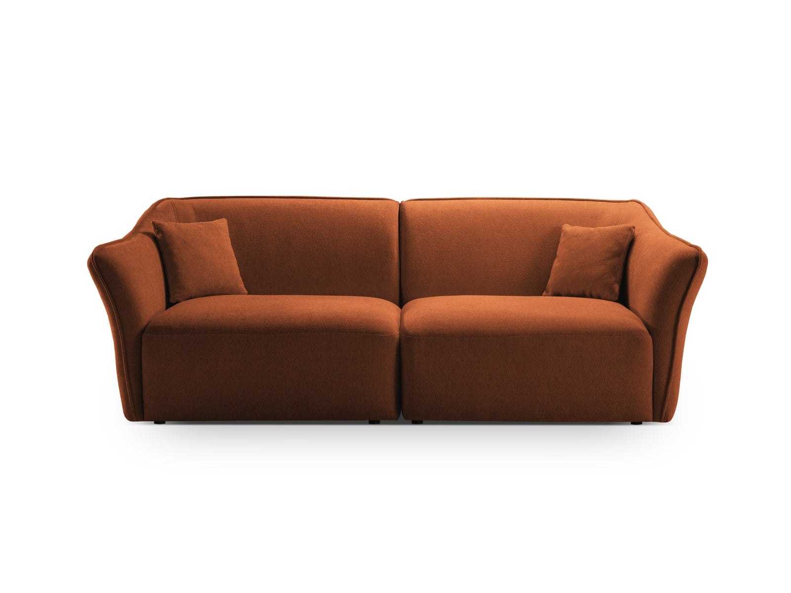 Hailey Sofa 3 Sitzer in Brick präsentiert im Onlineshop von KAQTU Design AG. Sofa ist von Micadoni