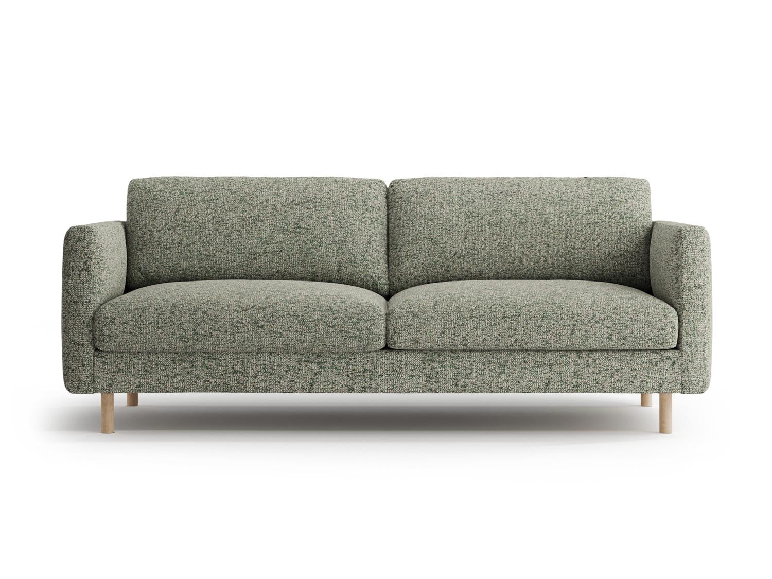 Eden Sofa 3 Sitzer in Moss Green Melange präsentiert im Onlineshop von KAQTU Design AG. Sofa ist von Micadoni
