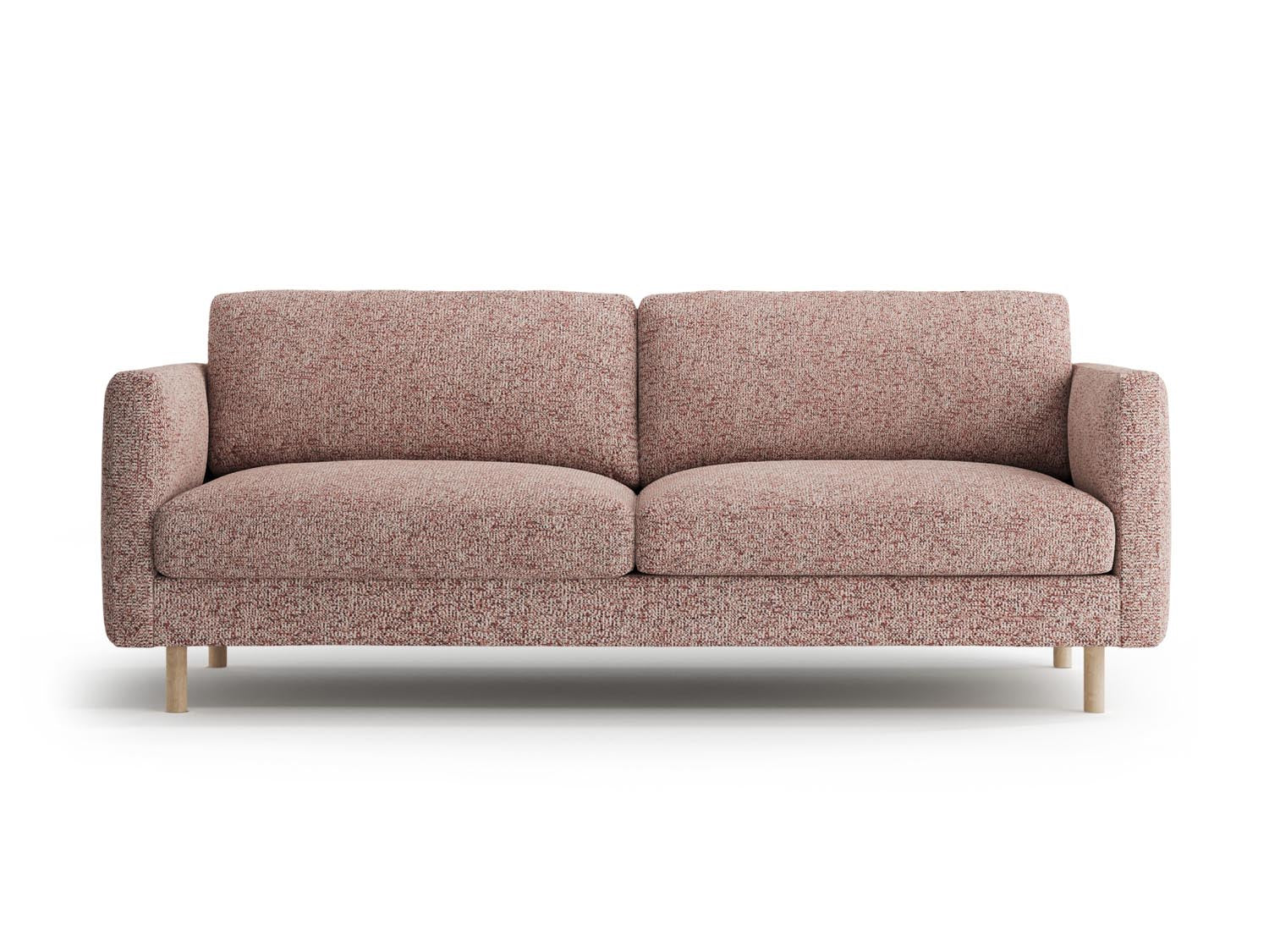 Eden Sofa 3 Sitzer in Pink Melange präsentiert im Onlineshop von KAQTU Design AG. Sofa ist von Micadoni