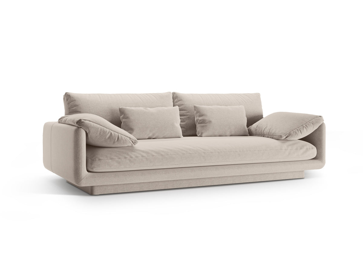 Torino Sofa 3 Sitzer in Light Beige-Wind präsentiert im Onlineshop von KAQTU Design AG. 3er Sofa ist von Micadoni
