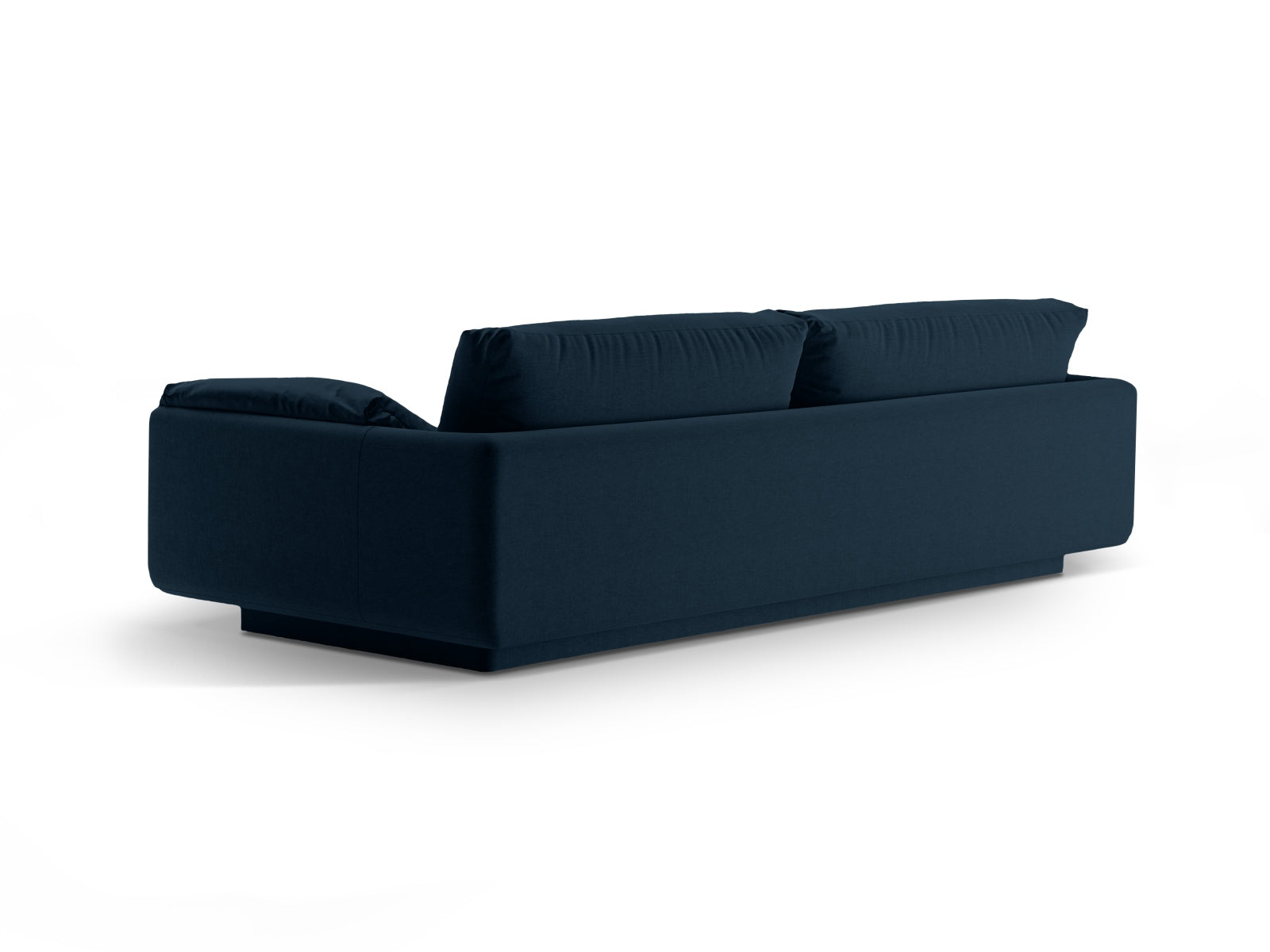 Stilvolles 3-Sitzer Sofa Torino in tiefem Navy Blau von Micadoni, perfekt für moderne Wohnzimmer und entspannte Stunden.