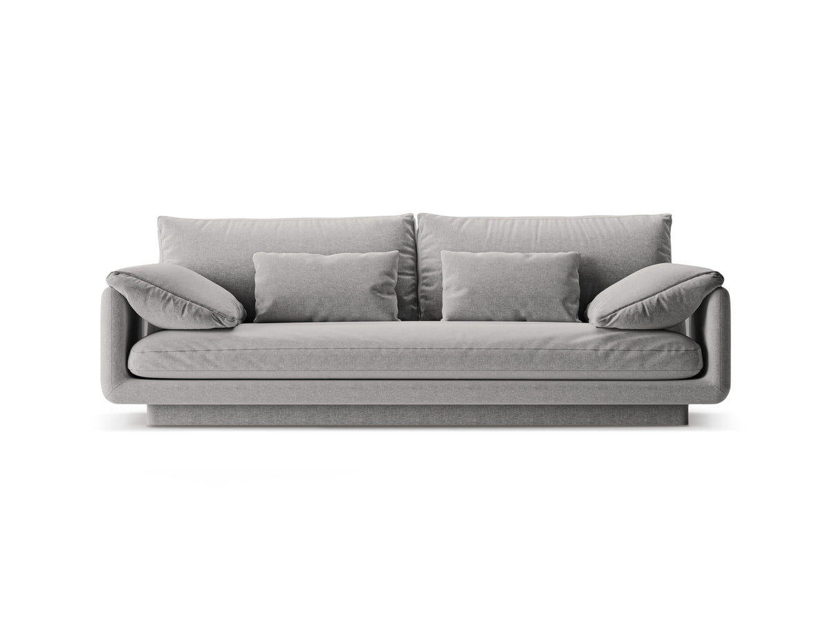 Torino Sofa 3 Sitzer in Light Grey-Wind präsentiert im Onlineshop von KAQTU Design AG. 3er Sofa ist von Micadoni