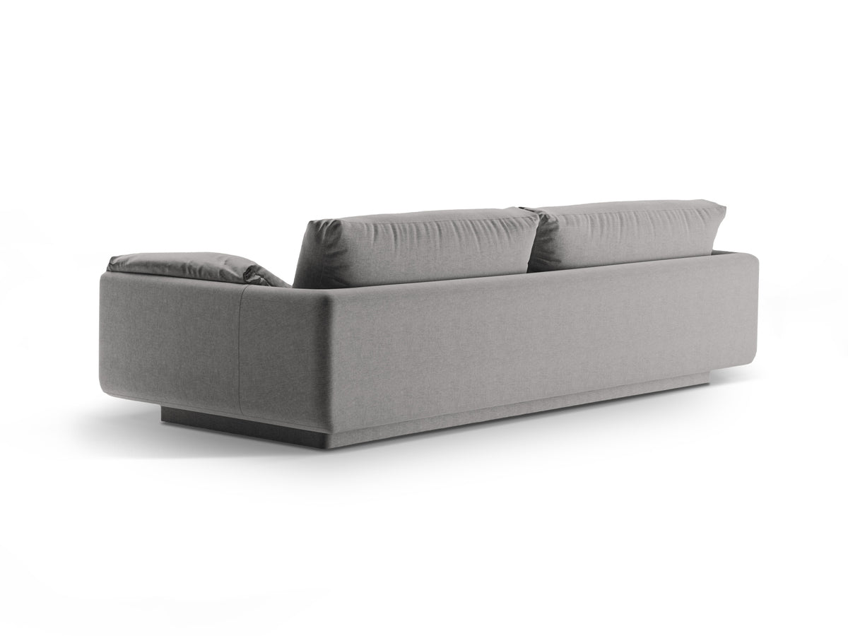 Torino Sofa 3 Sitzer in Light Grey-Wind präsentiert im Onlineshop von KAQTU Design AG. 3er Sofa ist von Micadoni