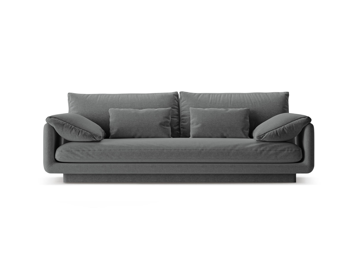 Torino Sofa 3 Sitzer in Dark Grey-Wind präsentiert im Onlineshop von KAQTU Design AG. 3er Sofa ist von Micadoni