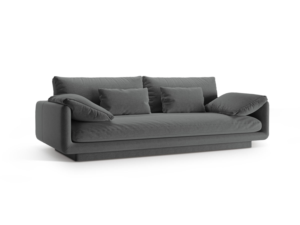 Torino Sofa 3 Sitzer in Dark Grey-Wind präsentiert im Onlineshop von KAQTU Design AG. 3er Sofa ist von Micadoni