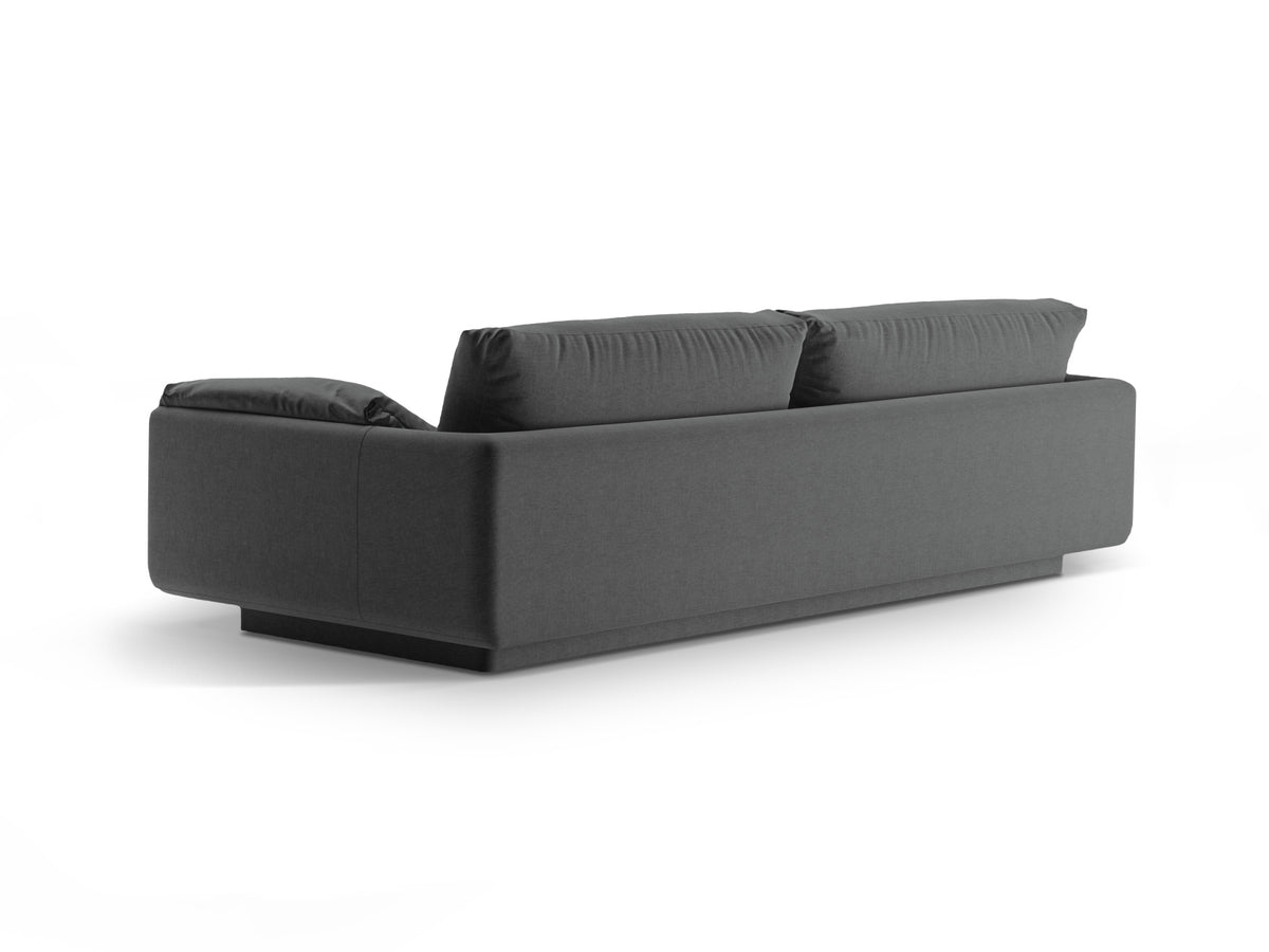 Torino Sofa 3 Sitzer in Dark Grey-Wind präsentiert im Onlineshop von KAQTU Design AG. 3er Sofa ist von Micadoni