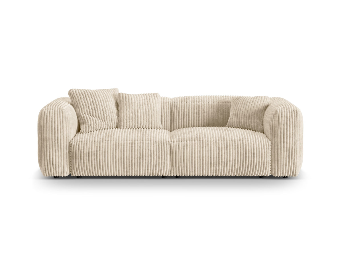 Martina Modulares Sofa 3 Sitzer in Light Beige-Tilia präsentiert im Onlineshop von KAQTU Design AG. 3er Sofa ist von Micadoni