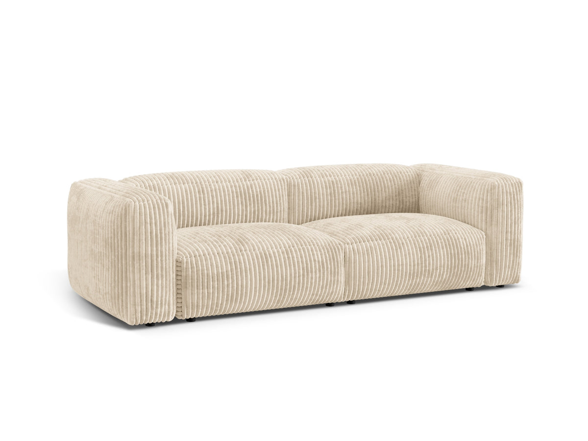 Martina Modulares Sofa 3 Sitzer in Light Beige-Tilia präsentiert im Onlineshop von KAQTU Design AG. 3er Sofa ist von Micadoni