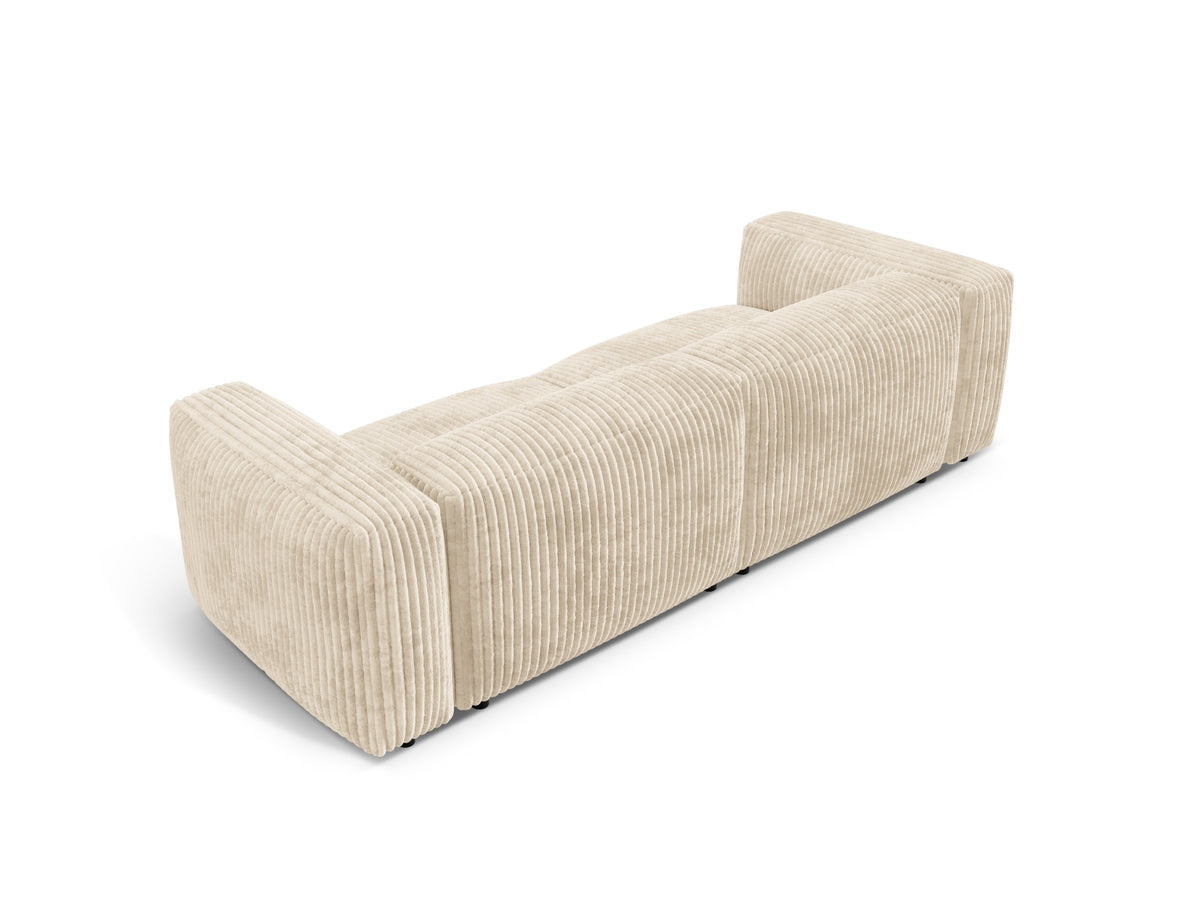 Martina Modulares Sofa 3 Sitzer in Light Beige-Tilia präsentiert im Onlineshop von KAQTU Design AG. 3er Sofa ist von Micadoni